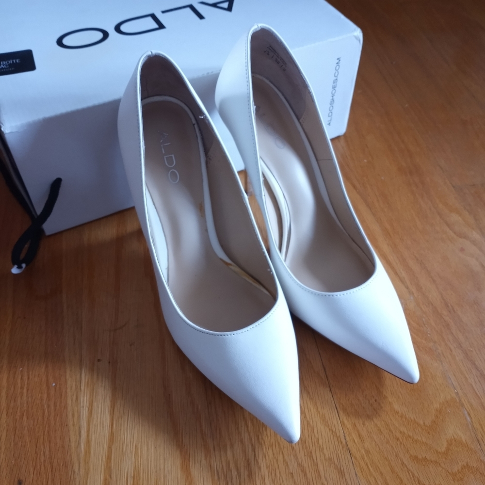 Aldo White Heels
